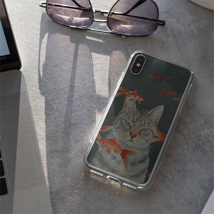 Vỏ ốp chống nước mèo mặt mo TG Case Hàng cao cấp cho các loại Iphone CAT20210013