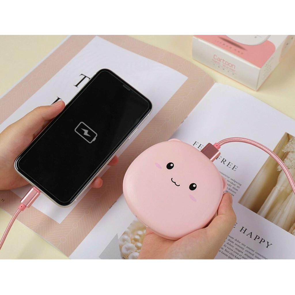 [Xả kho] Máy Sưởi Ấm Tay, Máy Sưởi Sạc USB, Gương Trang Điểm, Đèn Led Ban Đêm, Siêu Dễ Thương