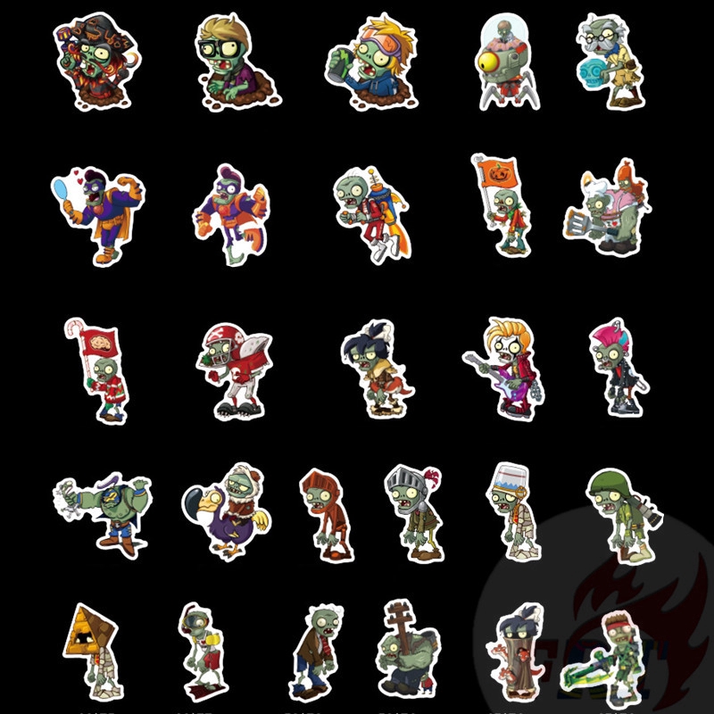 ❉ Plants vs. Zombies - Games Stickers ❉ 100Pcs/Set Mixed Luggage Laptop Skateboard Doodle Stickers