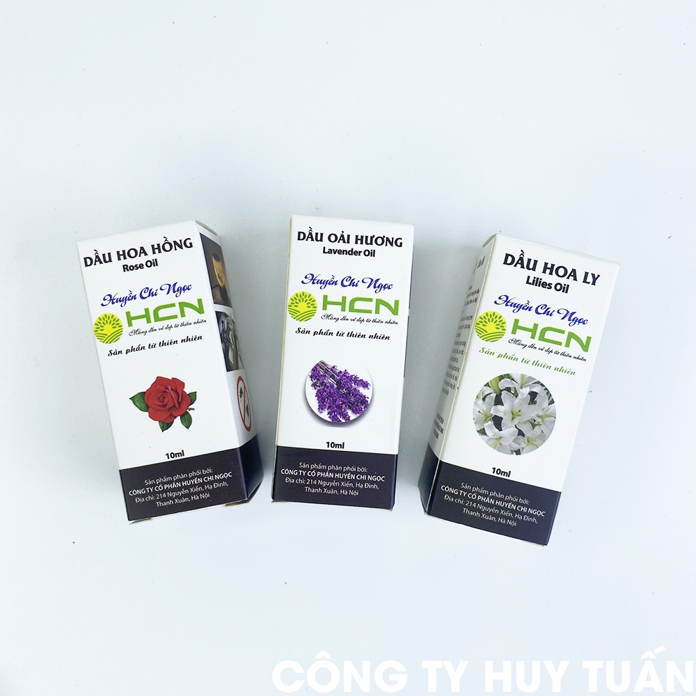 Tinh dầu thiên nhiên HCN 11 mùi hương để lựa chọn