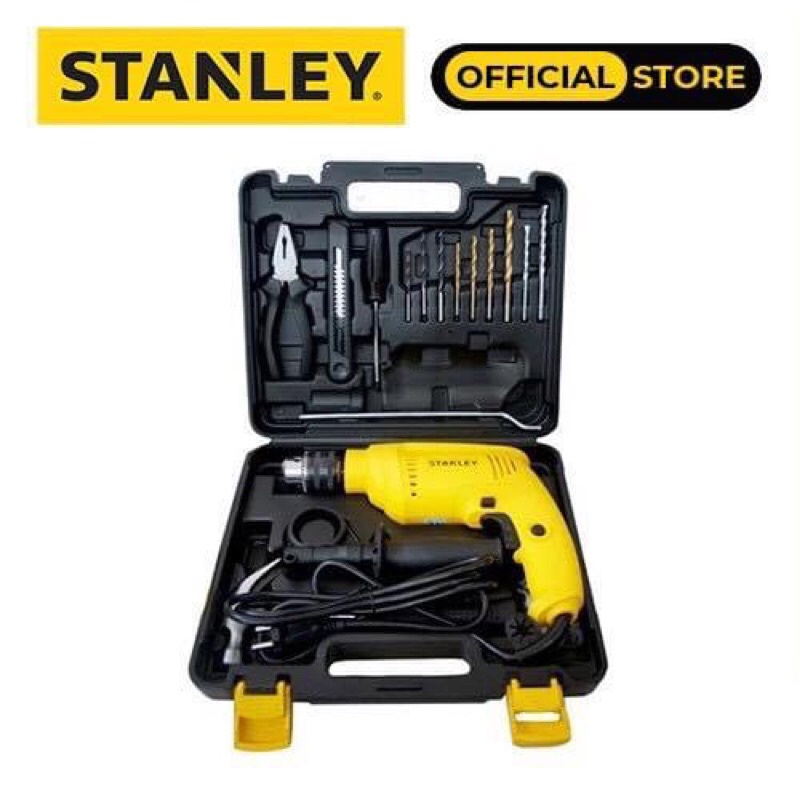 Bộ máy khoan động lực Stanley SDH600KV-B1 550W gồm 13 chi tiết