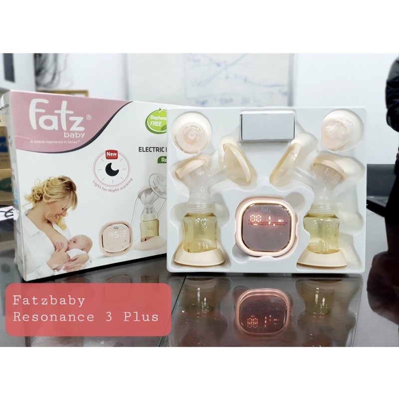 Máy hút sữa điện đôi Resonance 3 Plus FatzBaby FB1161VN (bình PPSU)