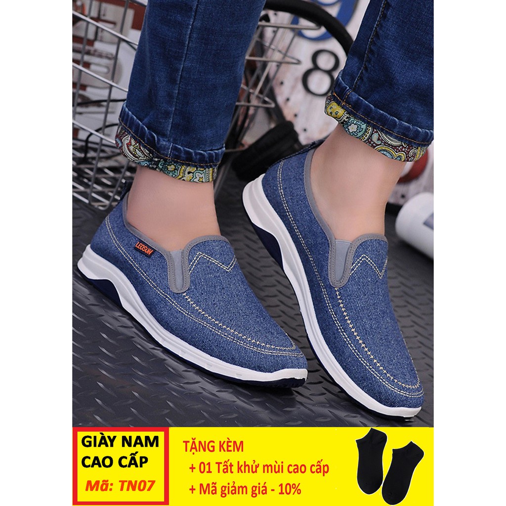 Giày Nam 💖FREESHIP💖 Giày Vải Kiểu Dáng Thời Trang Đi Êm Chân | BigBuy360 - bigbuy360.vn