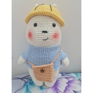 gấu  we bare bears móc len