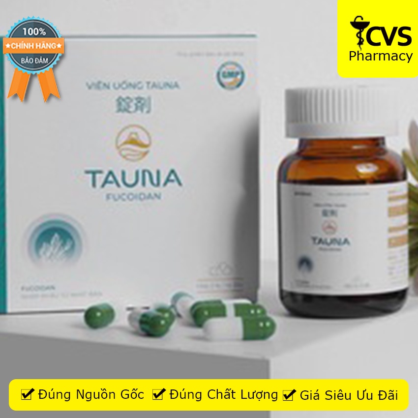 TAUNA - Hỗ Trợ Hạn Chế Sự Phát Triển Của U Xơ hộp 2 lọ - Cvspharmacy