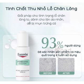 [NEW] Eucerin Poreless Solution Pore Minimizer Serum: Tinh Chất Thu Nhỏ Lỗ Chân Lông (30ml)