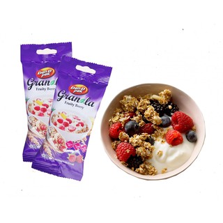 COMBO 5 BỊCH NGŨ CỐC ĂN KIÊNG TRÁI CÂY VÀ HẠT GRANOLA 40GR DAN D PAK 100% thành phần tự nhiên, phù hợp với người bận rộn
