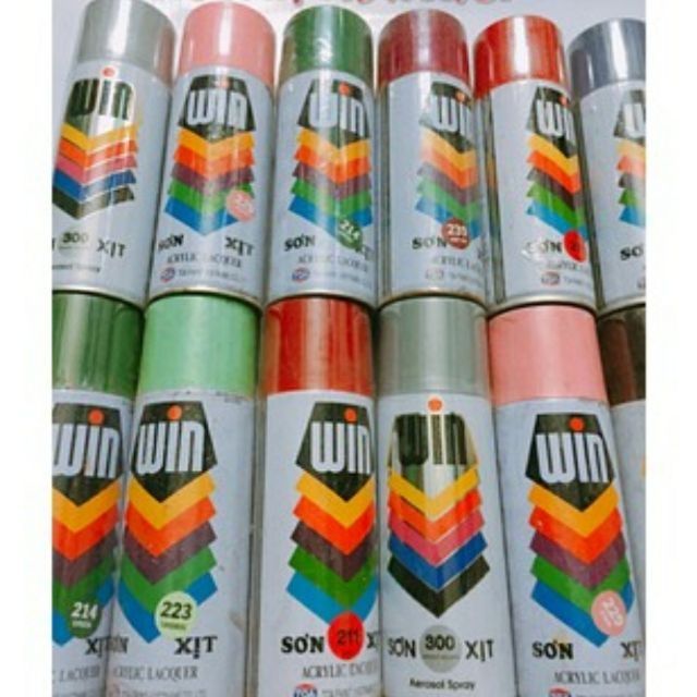Sơn Xịt Win Cao Cấp đủ màu