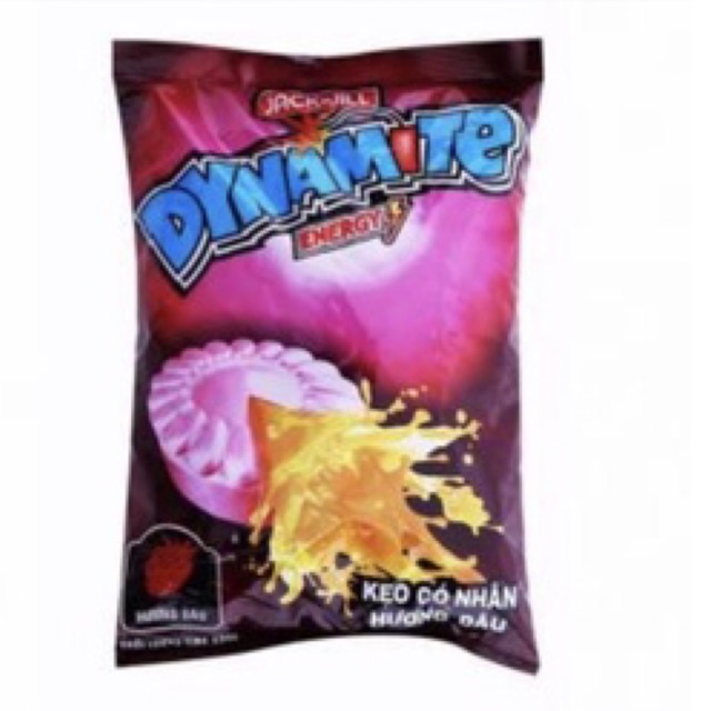 Kẹo Dynamite Bigbang ❤️ FREESHIP ❤️ Gói Kẹo Bạc Hà Nhân Socola Và Hương Dâu 330g - Kẹo Thơm Ngon Hấp Dẫn
