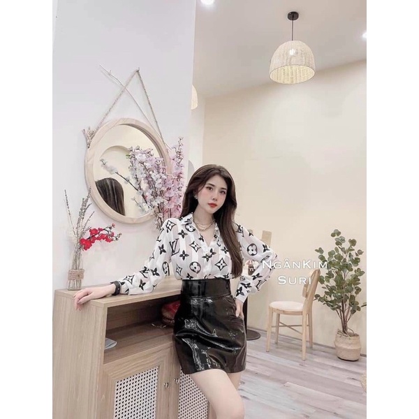 Áo sơ mi nữ dài tay kiểu đẹp phong cách Hàn Quốc JUMIO ( chỉ chốt trong live Stream)