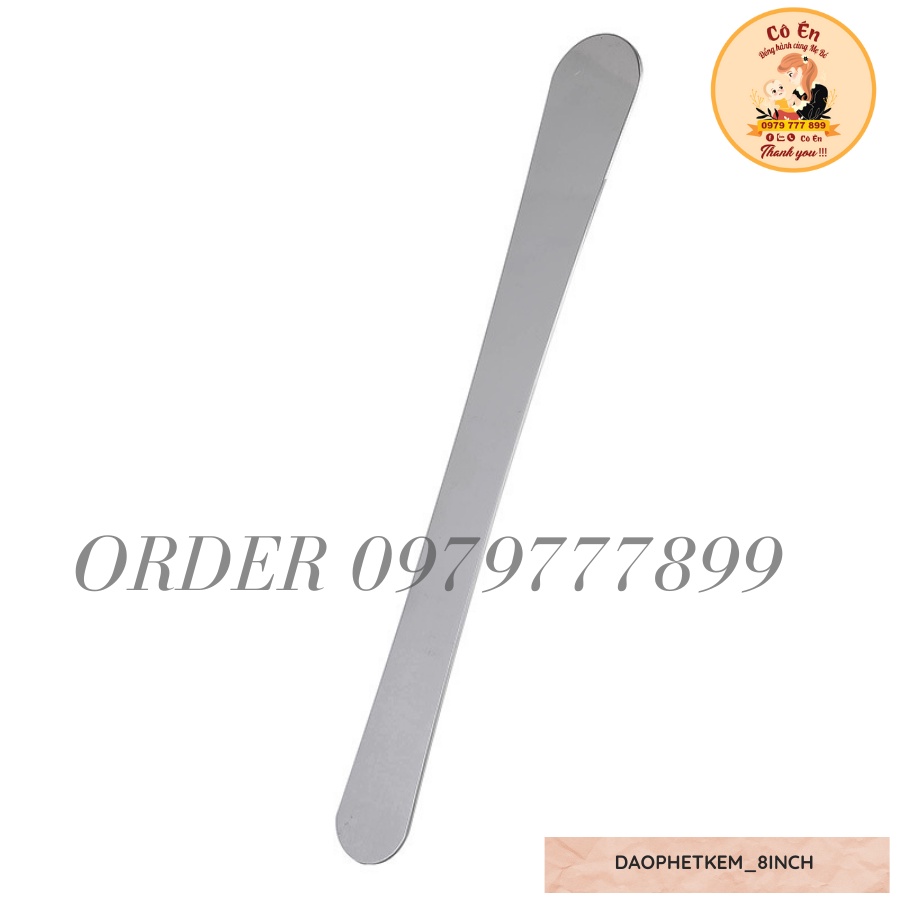 Dao phết kem làm bánh bằng thép không gỉ chất lượng cao 8 INCH