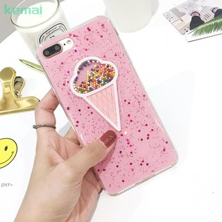 Ốp lưng họa tiết hình que kem dễ thương cho IPhone Xs Max 7plus 8plus 7 8 6plus 6 Tpu
