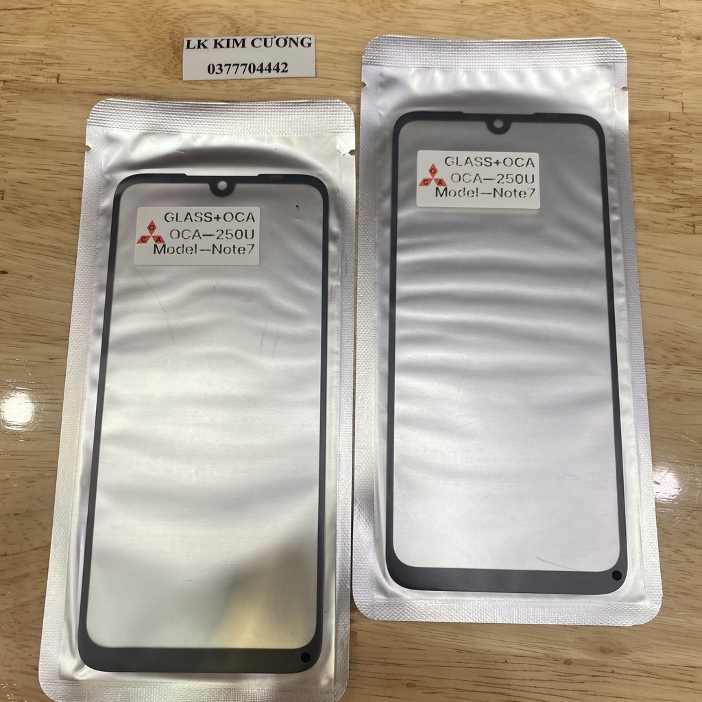 Kính ép liền keo tương thích xiaomi note 7 / note 7 pro