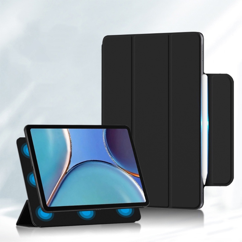 Ốp máy tính bảng da PU tự động tắt mở màn hình kèm giá đỡ bút chì cho IPAD MINI 6 2021