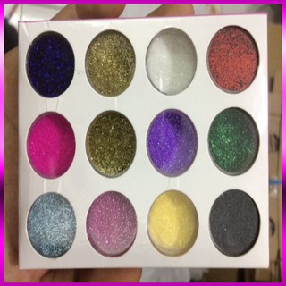 Nhũ Rắc 12 Mầu Siêu Sáng abnails giá sỉ phụ kiện nail đồ nail giá rẻ hoài út