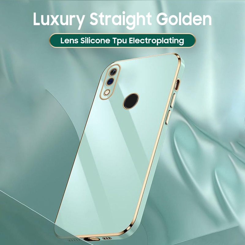 Ốp Điện Thoại TPU Mềm Mạ Màu Macaron Có Dây Đeo Cho OPPO Realme 3 / Realme 3 Pro