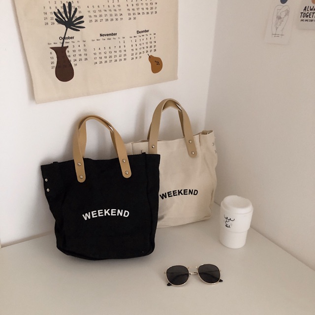 Túi vải weekend