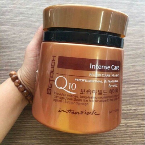 Kem HẤP Ủ Tóc Be Touch Q10 Intense Care Nutri Care Mask Q10 (Hàn Quốc) 1000g