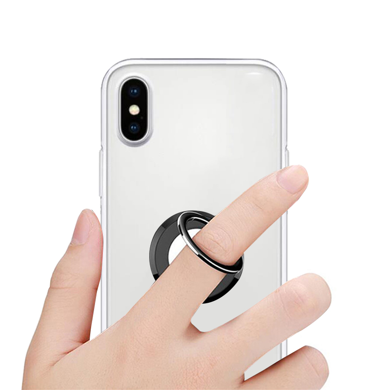 Magnetic Finger Ring Car Stand Holder Phone Case for Itel S11 S12 S13 S15 S16 PRO S31 S32 Soft TPU Transparent Back Cover