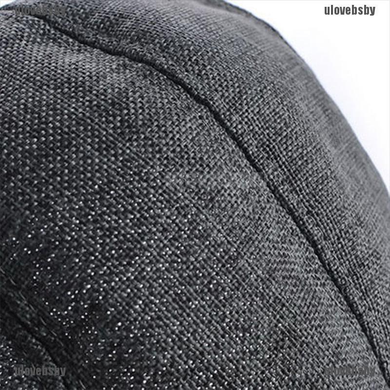 【ulovebsby】Mens Vintage Herringbone Flat Cap Peaked Racing Hat Beret Country G