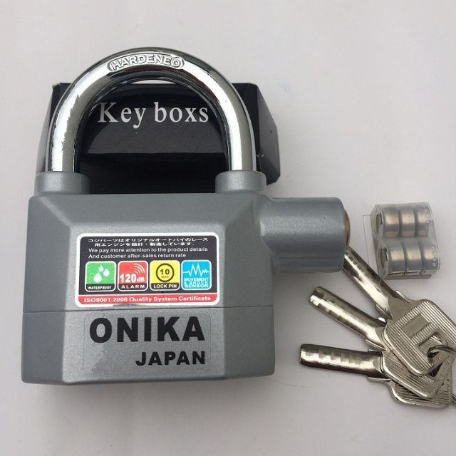 Ổ khóa chống trộm cao cấp ONIKA chính hãng, ổ khóa cửa báo động 3 chìa