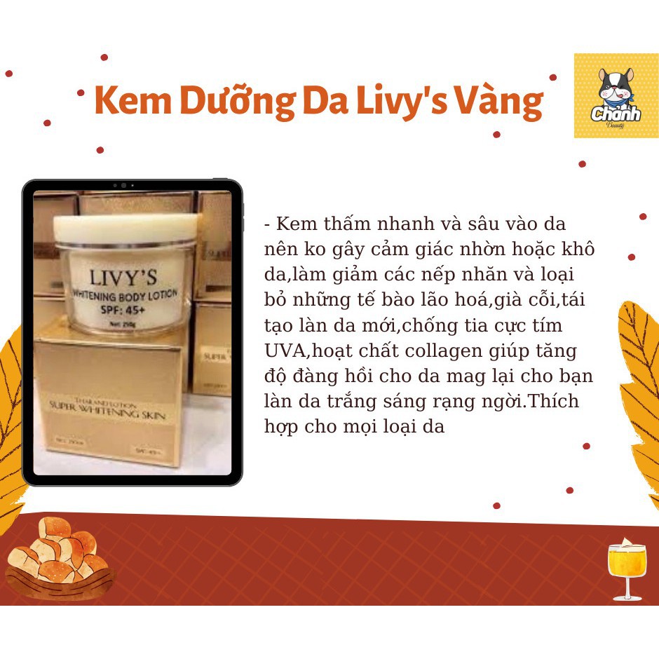 Kem Dưỡng Da Livy's | BigBuy360 - bigbuy360.vn