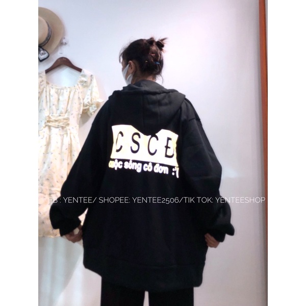 Áo hoodies phản quang cuộc sống cô đơn( ảnh thật)