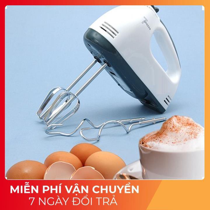 [BẢO HÀNH 1 NĂM]MÁY ĐÁNH TRỨNG CAO CẤP CẦM TAY 7 TỐC ĐỘ CÔNG SUẤT 180W CHẤT LIỆU INOX