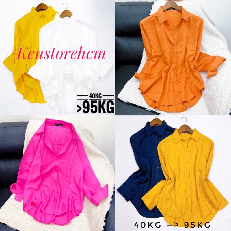 Áo Sơ Mi Nữ Cao Cấp - cotton thuê dày dặn, thanh lịch