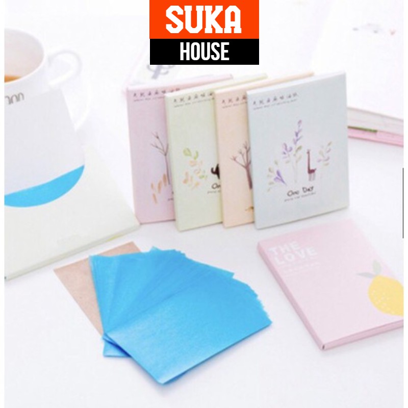 Gói 50 Tờ Giấy Thấm Dầu Cho Da Dầu SUKAHOUSE H055 | BigBuy360 - bigbuy360.vn