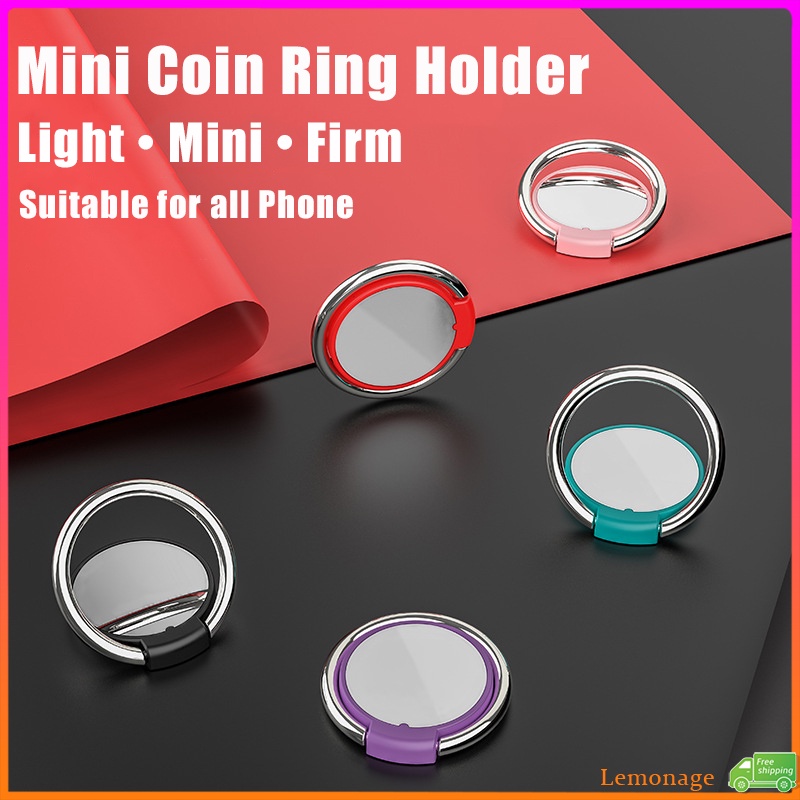 Giá Đỡ Điện Thoại Dạng Nhẫn Đeo Tay Bằng Kim Loại Mini Xoay 360 Độ Tiện Dụng° Giá Đỡ Điện Thoại Xoay Được Tiện Dụng Cho Xe Hơi
