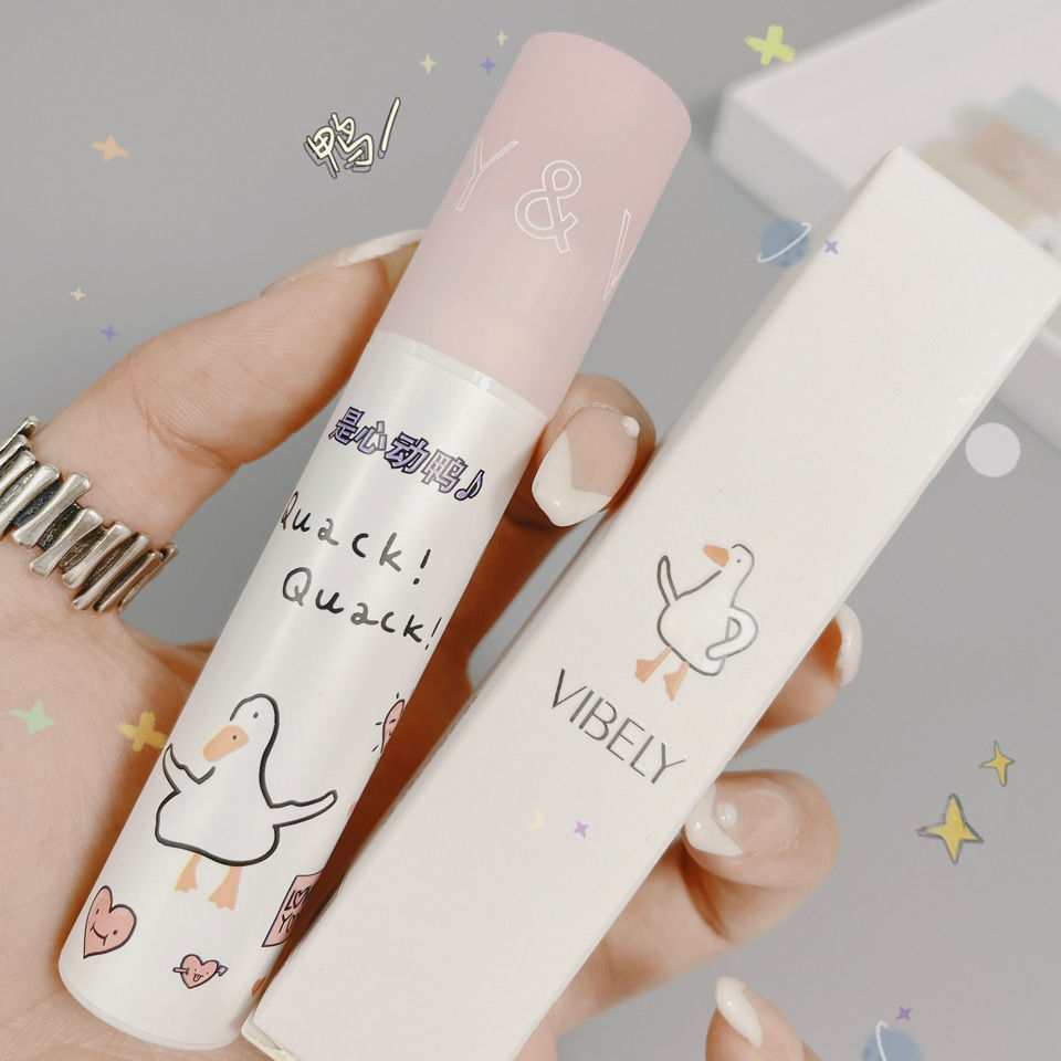 Son Môi Lì Mịn Như Nhung Thiết Kế Họa Tiết Chú Vịt Hoạt Hình Dễ Thương | BigBuy360 - bigbuy360.vn