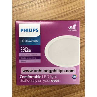 Đèn âm trần philips meson 9w d105