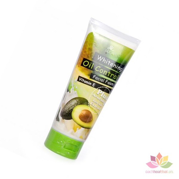 Sữa rửa mặt gạo Whitening Oil Control Facial Foam Vitamin E Thái Lan