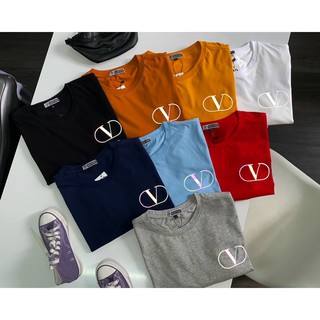 Áo thun nam cổ tròn trơn vải Cotton co giãn,dày dặn, form regular fit thoải mái