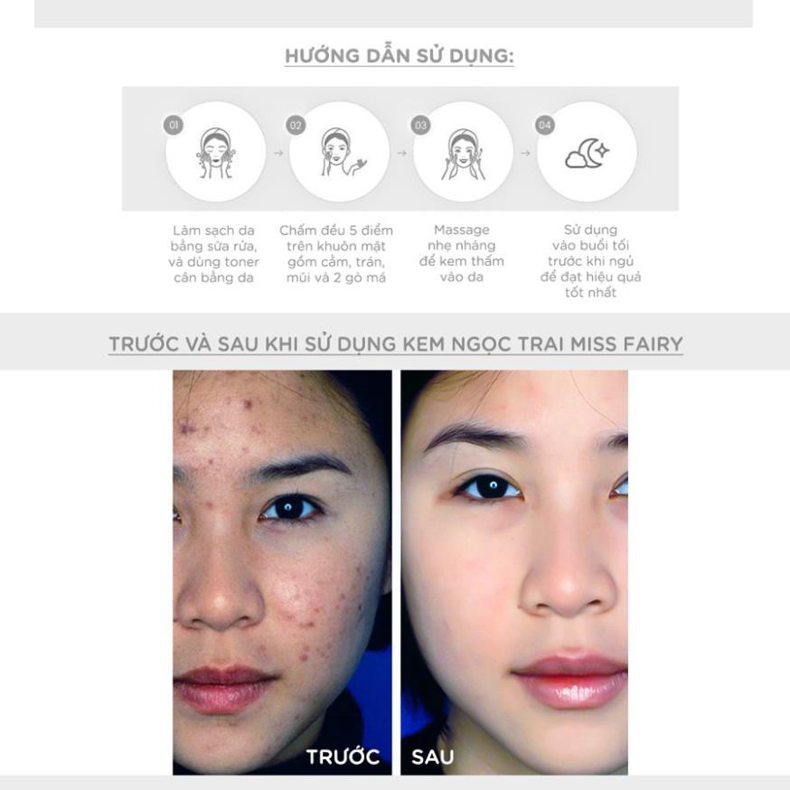 Kem Dưỡng Trắng Da Tinh Chất Ngọc Trai Miss Fairy | BigBuy360 - bigbuy360.vn