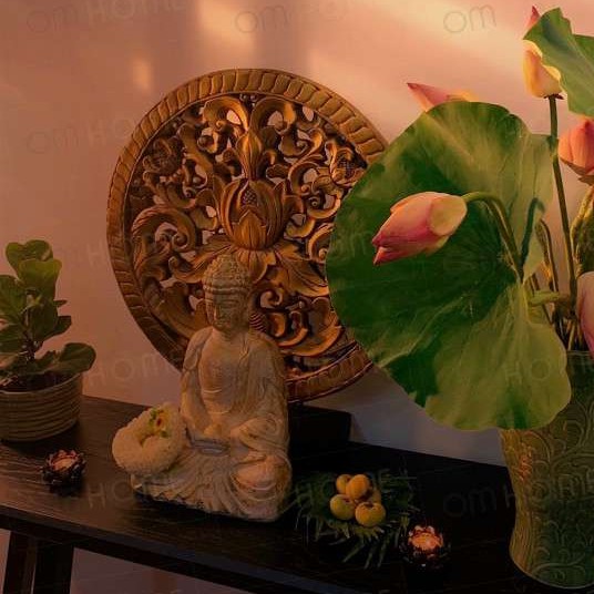 Đế Nến Hoa Sen Cao Cấp Om Home