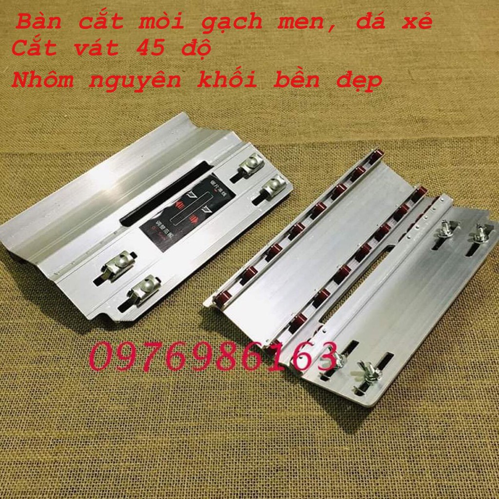 Chân đế bàn cắt mòi gạch clip cạnh gạch 45 độ