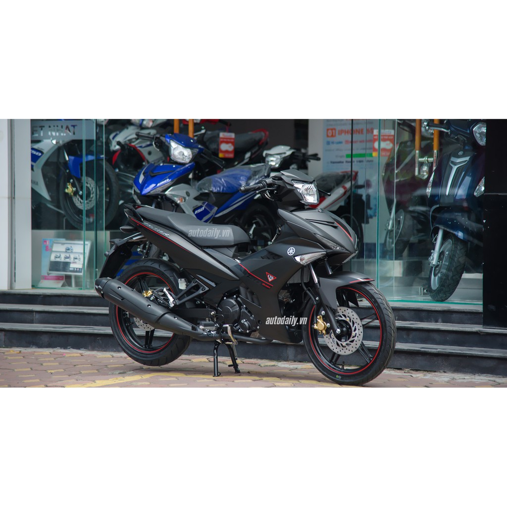 [Mã LIFEAU5SALE giảm 20k đơn 50k] TRỌN BỘ TEM RỜI DÁN XE MÁY YAMAHA EXCITER 150 LIMITED EDITION MATTE BLACK ĐEN NHÁM