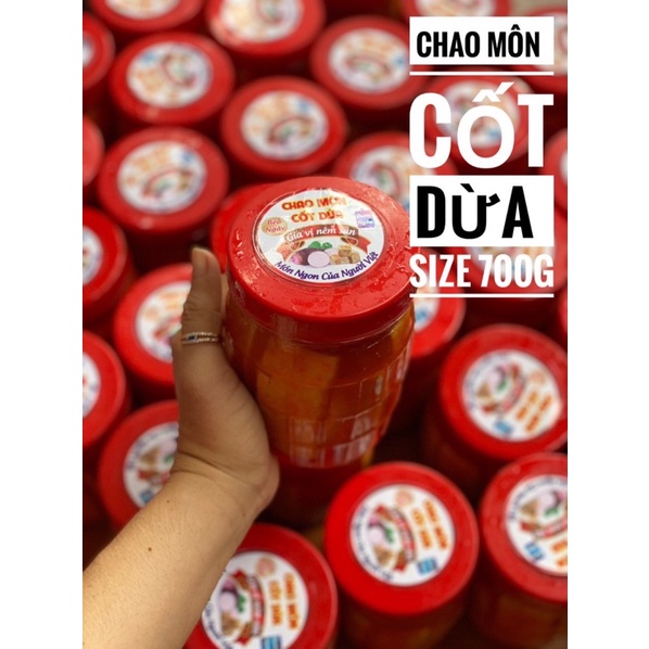 CHAO MÔN CỐT DỪA 700gr/ hủ