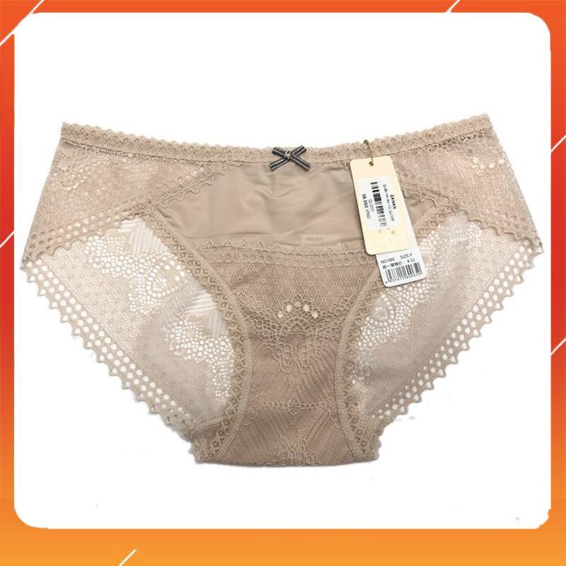 Quần lót nữ su lạnh cao cấp nhẹ tênh thoáng mát mix ren siêu xinh Q2918
