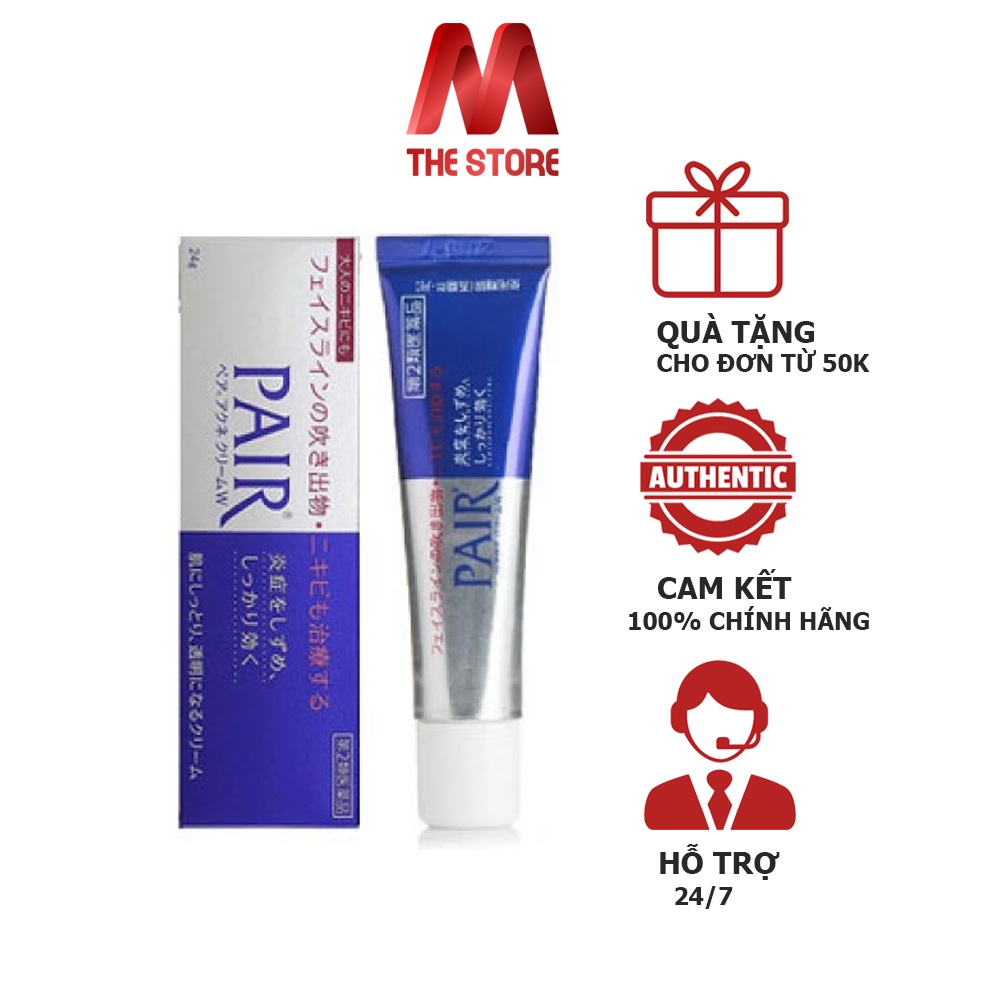 Kem Mụn Pair Acne W Cream 24g Nhật Bản