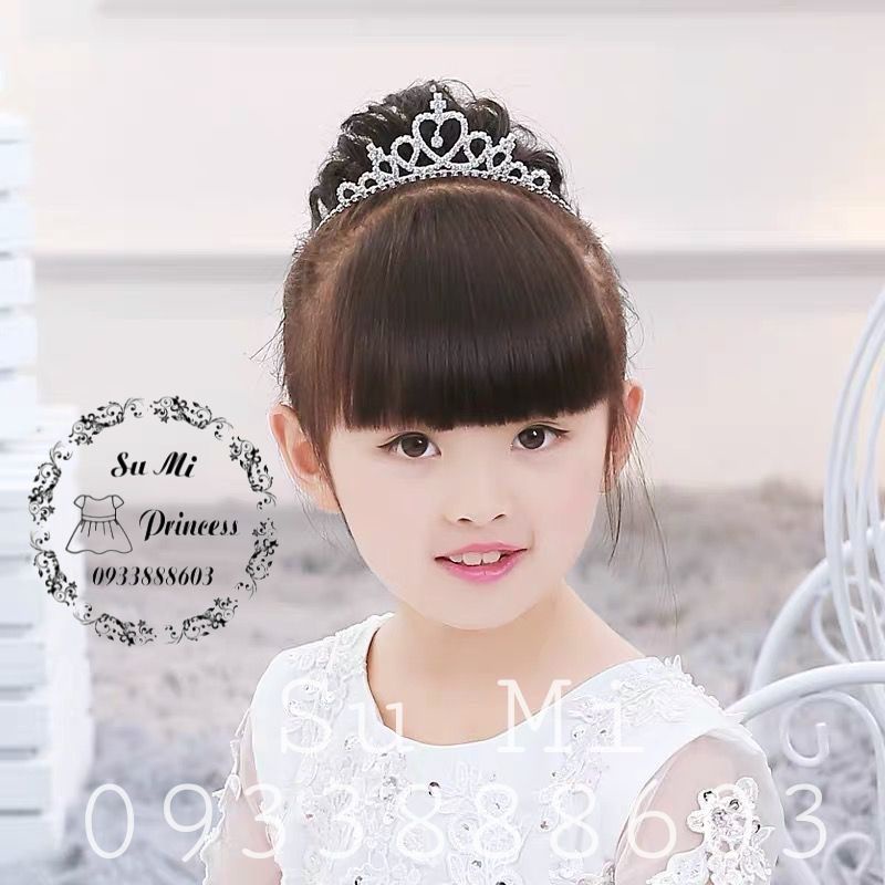 Vương miện đính đá cho bé - Cài tóc vương miện công chúa lấp lánh cho bé gái