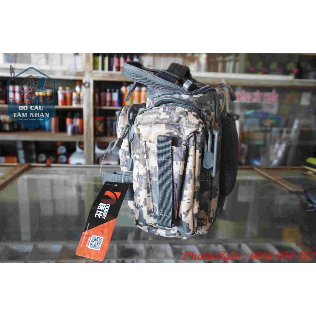 Túi lure Legen Noeby, vải bố rất bền. Màu camo đẹp.