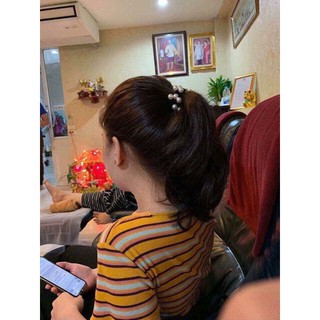 Chun Buộc Tóc Nữ Đính Đá Siêu Xinh