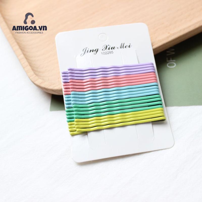 ✨✨Kẹp Tóc Thời Trang Chống Trượt Màu Kẹo Cho Nữ