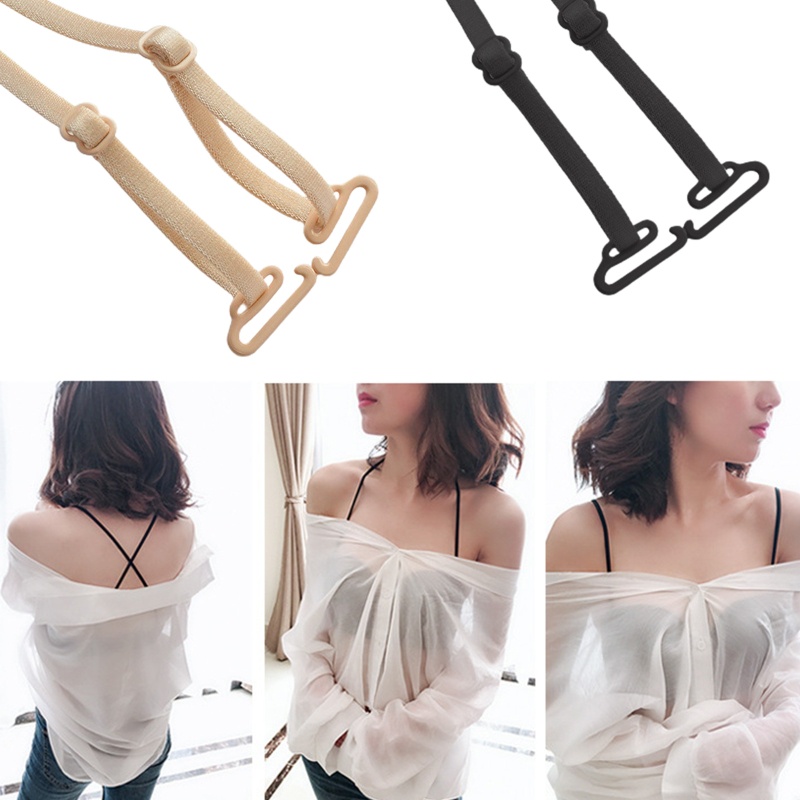 Dây Áo Ngực Co Giãn 0.5cm Chống Trượt Có Thể Điều Chỉnh Dành Cho Nữ
