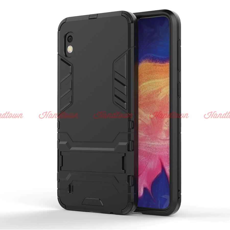Ốp Lưng Cho Samsung Galaxy A10 IRON MAN Nhựa PC Cứng Viền Dẻo Chống Sốc