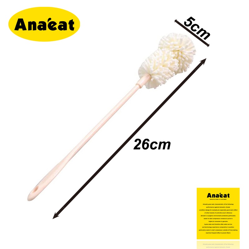 Cọ rửa vệ sinh đồ dùng nhà bếp ANAEAT chất liệu xốp thiết kế tay cầm dài chuyên dụng