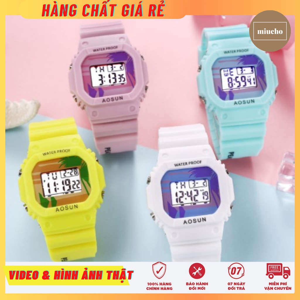 Đồng hồ nữ điện tử Unsisex phong cách cá tính chống nước DH158 Miucho | BigBuy360 - bigbuy360.vn